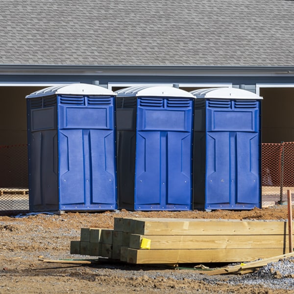 can i customize the exterior of the portable restrooms with my event logo or branding in Polk